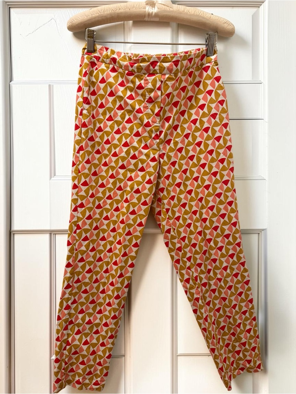 Boden Brioche Rainbow Tile Pull On Trousers Like New